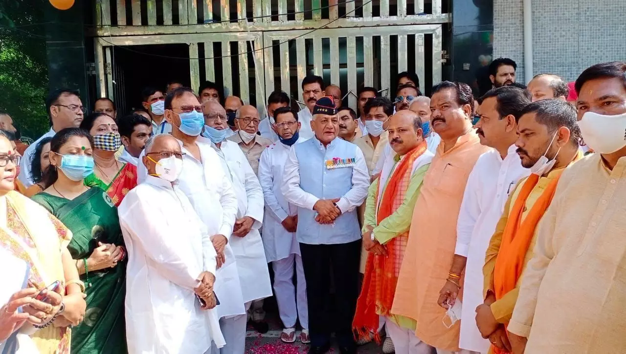 मोदी के नेतृत्व में भारत महाशक्ति बनने के रास्ते पर अग्रसर-वी के सिंह मोदी के नेतृत्व में भारत महाशक्ति बनने के रास्ते पर अग्रसर-वी के सिंह