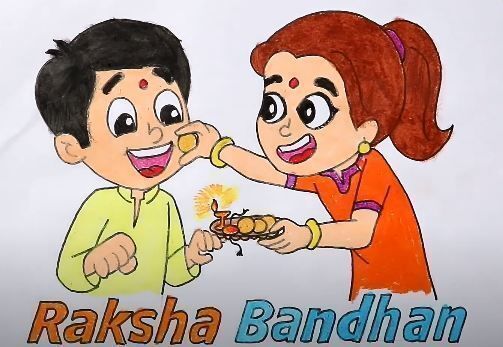 Raksha Bandhan Drawing | Easy Raksha bandhan drawing | How to draw Raksha  Bandhan | drawing - YouTube