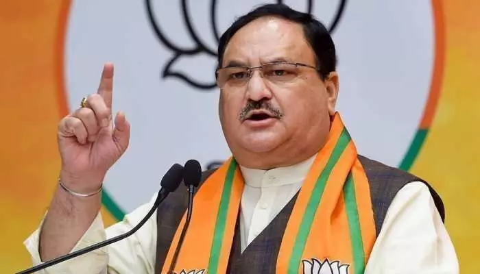 नारायण राणे की गिरफ्तारी पर जेपी नड्डा ने महाराष्ट्र सरकार पर बोला हमला नारायण राणे की गिरफ्तारी पर जेपी नड्डा ने महाराष्ट्र सरकार पर बोला हमला