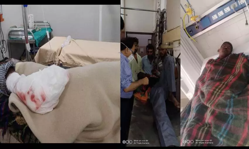 घास काटते हुए पावर की मशीन में कटा युवक का हाथ, परिवार में मचा कोहराम रोते बिलखते परिजन घास काटते हुए पावर की मशीन में कटा युवक का हाथ, परिवार में मचा कोहराम रोते बिलखते परिजन