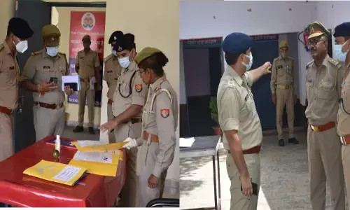 एसएसपी अलीगढ़ ने किया थाना रोरावर, एएचटीयू व साइबर सेल का आकस्मिक निरीक्षण एसएसपी अलीगढ़ ने किया थाना रोरावर, एएचटीयू व साइबर सेल का आकस्मिक निरीक्षण