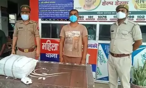 पांच किलो गांजा के साथ ढाबा संचालक गिरफ्तार