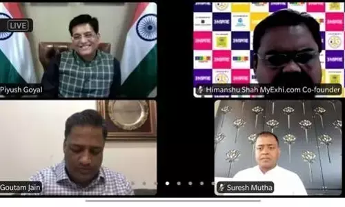 केंद्रीय मंत्री पीयूष गोयल ने जैन अंतरराष्ट्रीय व्यापार संगठन के मंच के जरिए व्यापारी और कारोबारी समुदाय को संबोधित किया..