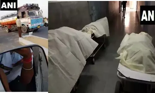 नागौर में एक क्रूजर ट्रक से टकरा जाने से 11 लोगों की मौत हो गई