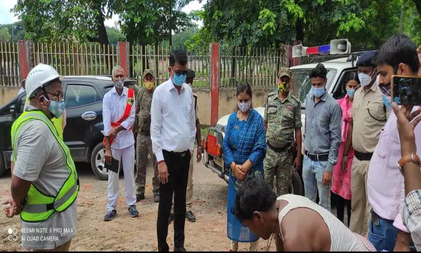 डीएम ने कस्तूरबा वाटर वर्क्स का किया निरीक्षण डीएम ने कस्तूरबा वाटर वर्क्स का किया निरीक्षण