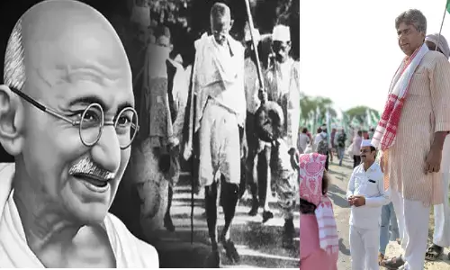 गांधी जयंती पर होंगी देश भर में सौ जिलों में पदयात्राएं- राजगोपाल पीवी गांधी जयंती पर होंगी देश भर में सौ जिलों में पदयात्राएं- राजगोपाल पीवी