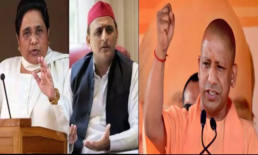 नहीं बनेगी अख‍िलेश-माया की बात, UP में फिर बनेगी BJP की सरकार, सर्वे में मिल रहीं इतनी सीटें