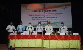 सर्बानंद सोनोवाल ने राष्ट्रीय आयुर्वेद संस्थान, जयपुर में रोगनिरोधी दवाओं का वितरण करते हुए कहा : भारत आयुर्वेद और योग के अपने प्राचीन ज्ञान के माध्यम से दुनिया का नेतृत्व कर रहा है