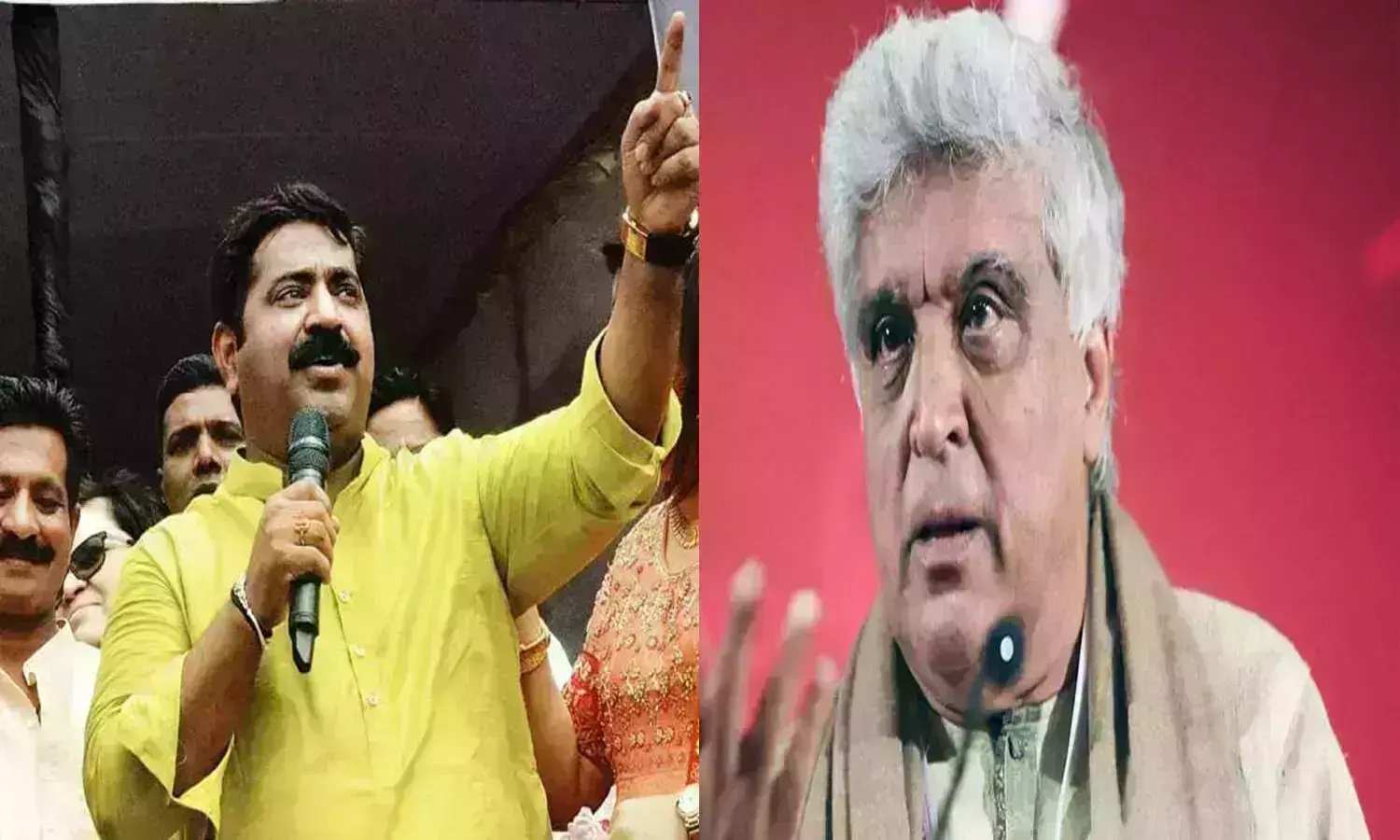 जावेद अख्तर के बयान पर मचा घमाशान,बीजेपी नेता राम कदम ने फिल्म न रिलीज होने की दी धमकी जावेद अख्तर के बयान पर मचा घमाशान,बीजेपी नेता राम कदम ने फिल्म न रिलीज होने की दी धमकी