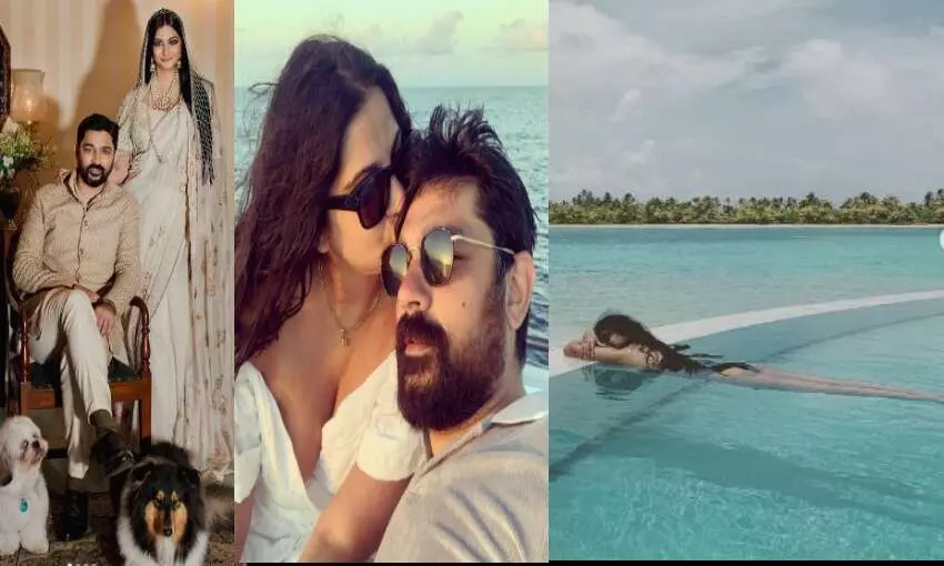 रिया कपूर ने दिखाई हनीमून की बेहद रोमांटिक और हॉट फोटो वायरल, पति संग मालदीव में कर रहीं हैं एंजॉय, बहन सोनम ने किया ये कमेंट रिया कपूर ने दिखाई हनीमून की बेहद रोमांटिक और हॉट फोटो वायरल, पति संग मालदीव में कर रहीं हैं एंजॉय, बहन सोनम ने किया ये कमेंट