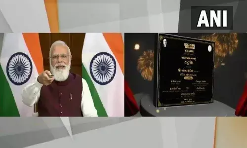 प्रधानमंत्री नरेन्द्र मोदी ने आज वीडियो कॉन्फ्रेंसिंग के माध्यम से सरदार धाम भवन का लोकार्पण किया .. प्रधानमंत्री नरेन्द्र मोदी ने आज वीडियो कॉन्फ्रेंसिंग के माध्यम से सरदार धाम भवन का लोकार्पण किया ..