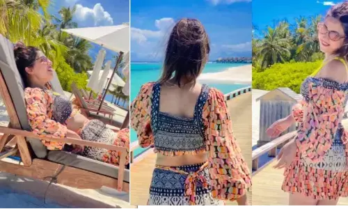 मिनी स्कर्ट और क्रॉप टॉप में हिना खान का समंदर किनारे कैट वॉक का वीडियो हुआ वायरल मिनी स्कर्ट और क्रॉप टॉप में हिना खान का समंदर किनारे कैट वॉक का वीडियो हुआ वायरल