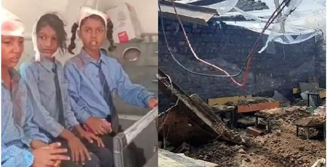 सोनीपत में दर्दनाक हादसा, स्कूल की छत गिरने से बड़ा हादसा, 25 बच्चे गंभीर रूप से जख्मी सोनीपत में दर्दनाक हादसा, स्कूल की छत गिरने से बड़ा हादसा, 25 बच्चे गंभीर रूप से जख्मी