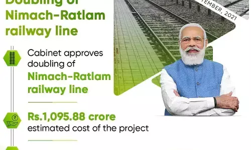 केंद्रीय मंत्रिमंडल ने नीमच-रतलाम रेल लाइन के दोहरीकरण की मंजूरी दी