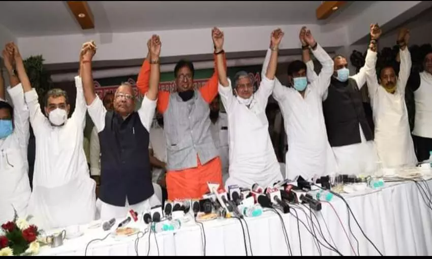 तारापुर और कुशेश्वर स्थान उपचुनाव के लिए राजग ने की उम्मीदवारों की घोषणा तारापुर और कुशेश्वर स्थान उपचुनाव के लिए राजग ने की उम्मीदवारों की घोषणा