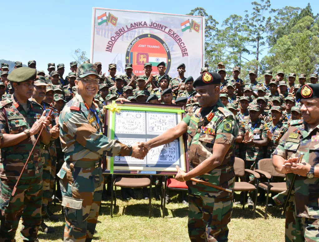 संयुक्त युद्धाभ्यास मित्र शक्ति 21 के लिए भारतीय सैन्‍य दल श्रीलंका के लिए रवाना