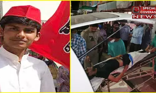 यूपी में बदमाशों के हौसलें बुलंद: कानपुर में युवा सपा नेता की हत्या, बदमाशों ने बीच बाजार दौड़ाकर मारी गोली यूपी में बदमाशों के हौसलें बुलंद: कानपुर में युवा सपा नेता की हत्या, बदमाशों ने बीच बाजार दौड़ाकर मारी गोली