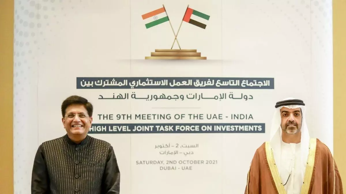 निवेश को बढ़ावा देने के लिए भारत-यूएई उच्च स्तरीय संयुक्त कार्यबल की 9वीं बैठक आयोजित की गयी
