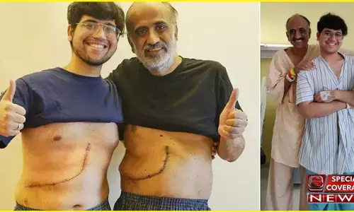 पिता के पास बचे थे सिर्फ 6 महीने, बेटे ने अपना लीवर देकर नई जिंदगी दी! पिता के पास बचे थे सिर्फ 6 महीने, बेटे ने अपना लीवर देकर नई जिंदगी दी!