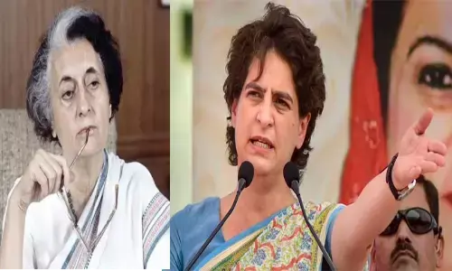 प्रियंका के तेवर भी इन्दिरा की तरह प्रियंका के तेवर भी इन्दिरा की तरह