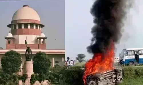 लखीमपुर खीरी हिंसा पर सुनवाई में सुप्रीम कोर्ट सख्त, यूपी सरकार से पूछा, कितनी गिरफ्तारियां हुईं? लखीमपुर खीरी हिंसा पर सुनवाई में सुप्रीम कोर्ट सख्त, यूपी सरकार से पूछा, कितनी गिरफ्तारियां हुईं?