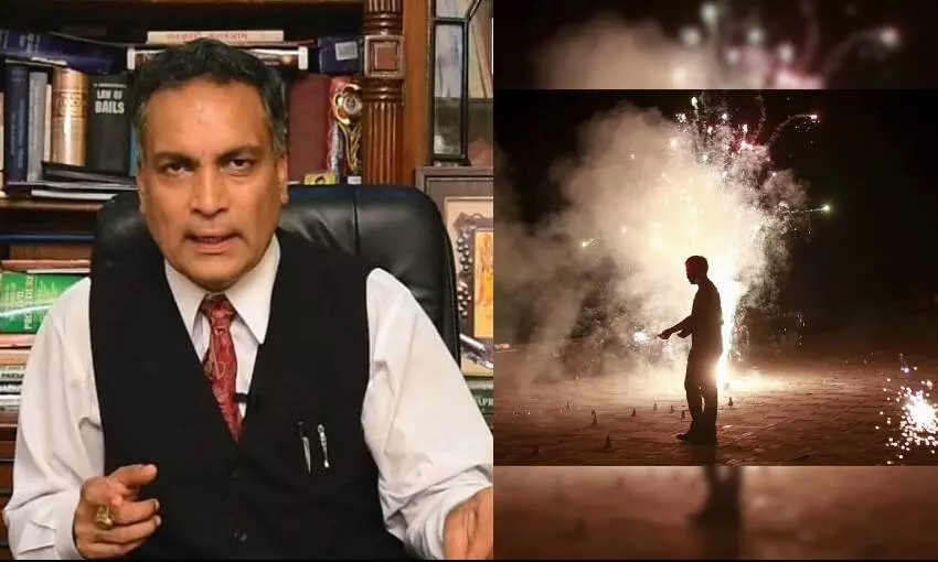 वकील डॉ. ए पी सिंह ने दिवाली के पटाखों को लेकर दिया ये सबूत, दिवाली के किसी भी तरह के पटाखों से नहीं फैलता प्रदूषण वकील डॉ. ए पी सिंह ने दिवाली के पटाखों को लेकर दिया ये सबूत, दिवाली के किसी भी तरह के पटाखों से नहीं फैलता प्रदूषण