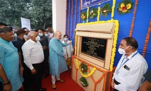 अमित शाह ने अपने संसदीय क्षेत्र गांधीनगर में किया सरकारी योजनाओं का उद्घाटन ,दी 448 करोड़ की सौगात
