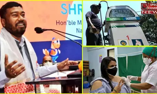 केंद्रीय मंत्री रामेश्वर तेली बोले- पेट्रोल-डीजल की ऊंची कीमतों से हो रही मुफ्त वैक्सीन की भरपाई