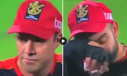 VIDEO : IPL ट्रॉफी जीतने का सपना टूटा तो रो पड़े विराट, डिविलियर्स भी सिसक-सिसक कर रोते दिखे