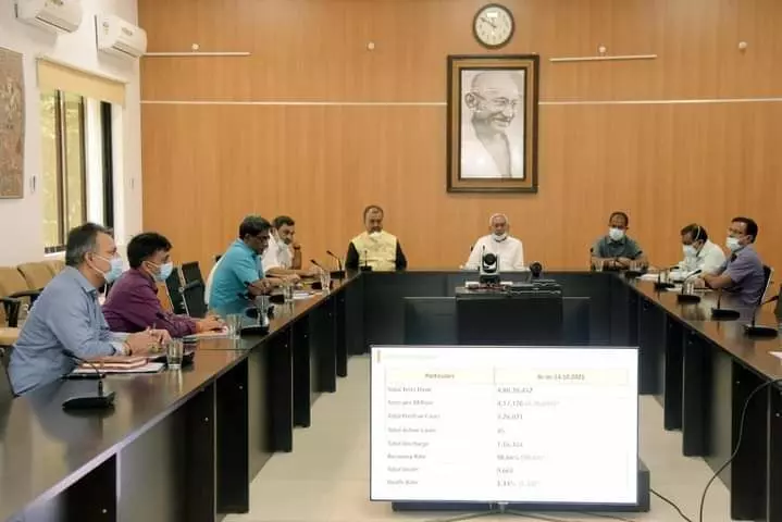 बिहार मुख्यमंत्री ने की स्वास्थ्य विभाग की समीक्षा,अधिकारियों को दिए आवश्यक निर्देश