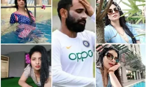 मोहम्मद शमी की पत्नी हसीन जहां देखिये किसके साथ पूल में कर रही हैं मस्ती