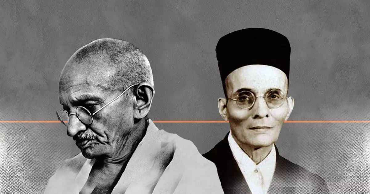 गाँधी के सहारे सावरकर का उद्धार क्यों? गाँधी के सहारे सावरकर का उद्धार क्यों?