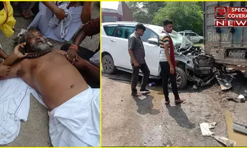 MP : सड़क हादसे में बाल-बाल बचे कम्प्यूटर बाबा, बोले- यह एक साजिश है जांच होनी चाहिए, CCTV फुटेज आया सामने MP : सड़क हादसे में बाल-बाल बचे कम्प्यूटर बाबा, बोले- यह एक साजिश है जांच होनी चाहिए, CCTV फुटेज आया सामने