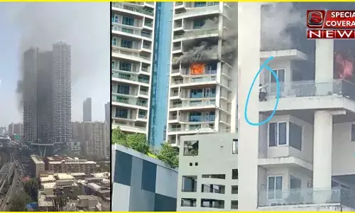 मुंबई में 60 मंजिला निर्माणाधीन इमारत में आग लगी, 19वीं फ्लोर से गिरकर एक व्यक्ति की मौत, 10 मिनट तक लटका रहा मुंबई में 60 मंजिला निर्माणाधीन इमारत में आग लगी, 19वीं फ्लोर से गिरकर एक व्यक्ति की मौत, 10 मिनट तक लटका रहा