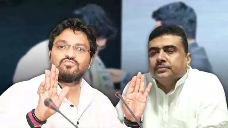 बाबुल सुप्रियो और सुवेंद्रु अधिकारी के बीच जुबानी जंग तेज बाबुल सुप्रियो और सुवेंद्रु अधिकारी के बीच जुबानी जंग तेज