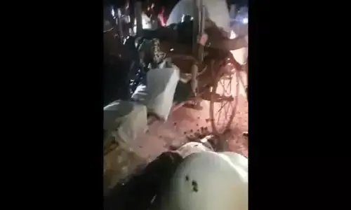 भिंड में हाईटेंशन तार की चपेट में आई बैलगाड़ी, एक ही परिवार के तीन लोगों की मौत भिंड में हाईटेंशन तार की चपेट में आई बैलगाड़ी, एक ही परिवार के तीन लोगों की मौत