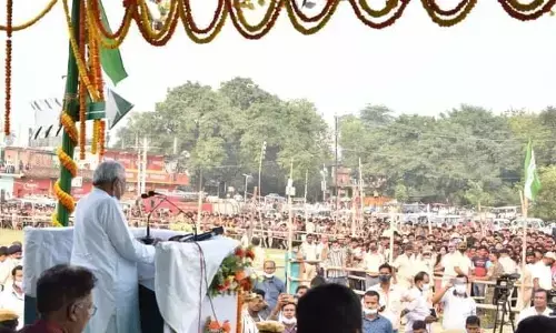 वर्ष 2005 से पहले बिहार में एक ऐसी पार्टी थी जिसने जाति और धर्म की राजनीति करके बिहार का बेड़ा गर्क किया: नीतीश