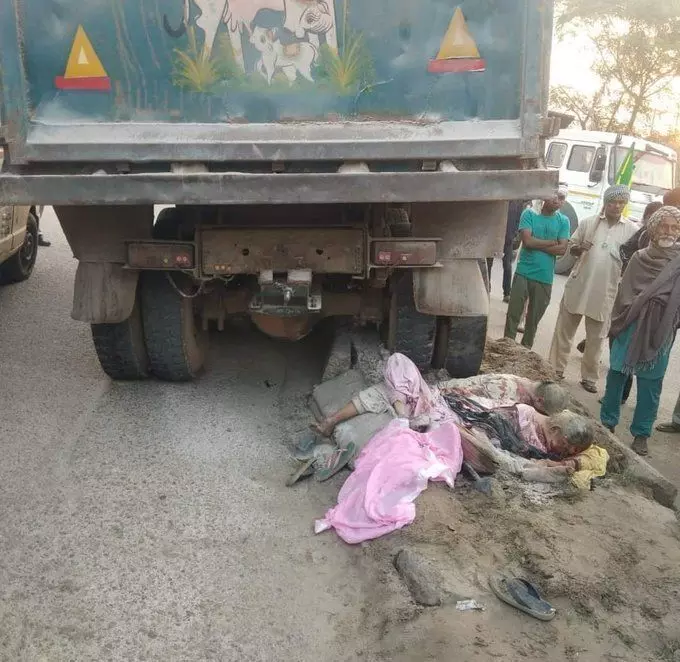 हरियाणा के बहादुरगढ़ में ट्रक ने किसान आंदोलनकारी महिलाओं को कुचला, 3 की मौत