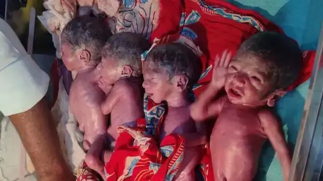 महिला ने दिया एक साथ 5 बच्चों को जन्म महिला ने दिया एक साथ 5 बच्चों को जन्म