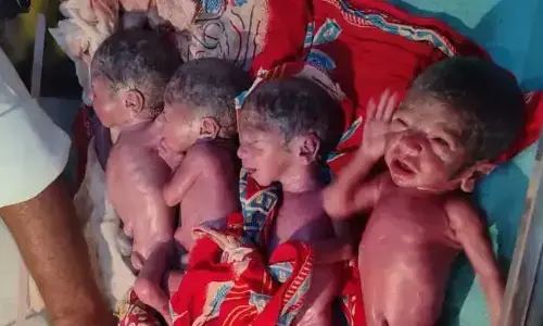 महिला ने दिया एक साथ 5 बच्चों को जन्म