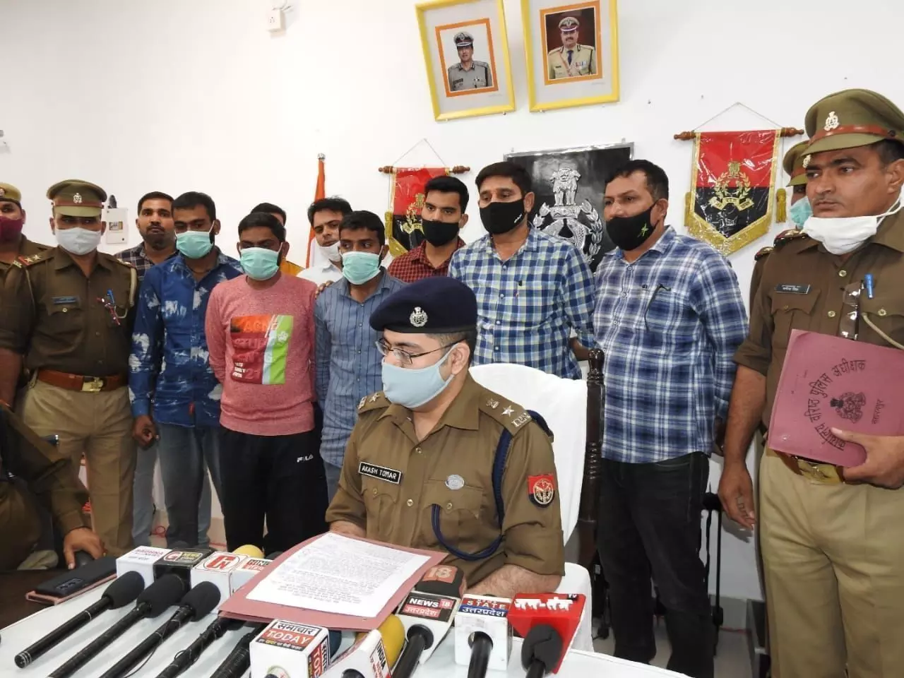 सहरानपुर पुलिस की बड़ी कामयाबी, रंगदारी मांगने वाले तीन शातिर अभियुक्त पकड़े