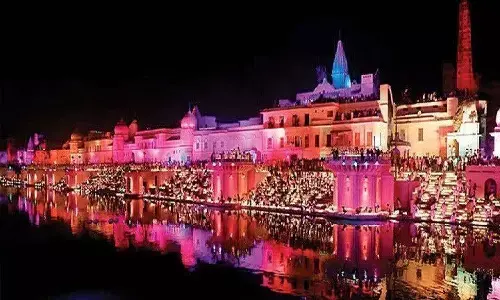 अयोध्या की भव्य दीवाली, इतिहास रचने को आतुर अयोध्या की भव्य दीवाली, इतिहास रचने को आतुर