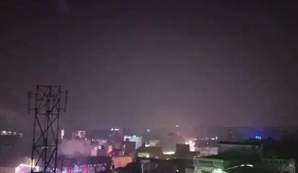 दिवाली की शाम गाजियाबाद की हवा हो गई जहरीली
