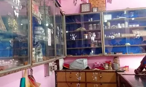 ज्वेलरी शॉप में 30 लाख रुपये की लूट ज्वेलरी शॉप में 30 लाख रुपये की लूट