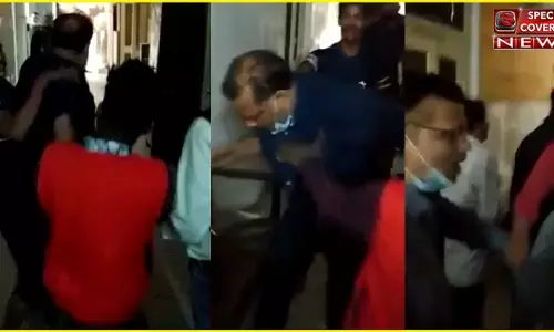 गाजियाबाद : इलाज कराने आए परिजनों ने डॉक्टर को पीटा, पिटाई का वीडियो सोशल मीडिया पर वायरल