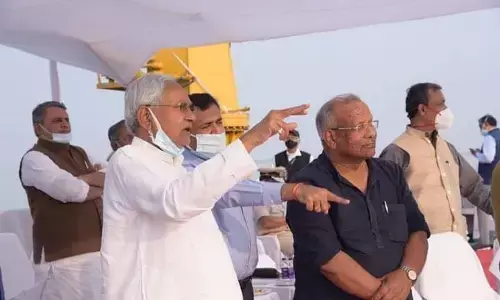 मुख्यमंत्री नीतीश ने किया छठ घाटों का निरीक्षण