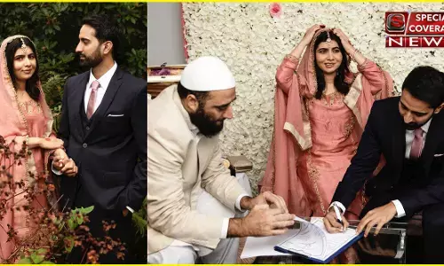 नोबेल शांति पुरस्कार विजेता मलाला यूसुफजई ने की शादी, सोशल मीडिया पर पोस्ट की तस्वीरें, देखें PHOTOS नोबेल शांति पुरस्कार विजेता मलाला यूसुफजई ने की शादी, सोशल मीडिया पर पोस्ट की तस्वीरें, देखें PHOTOS