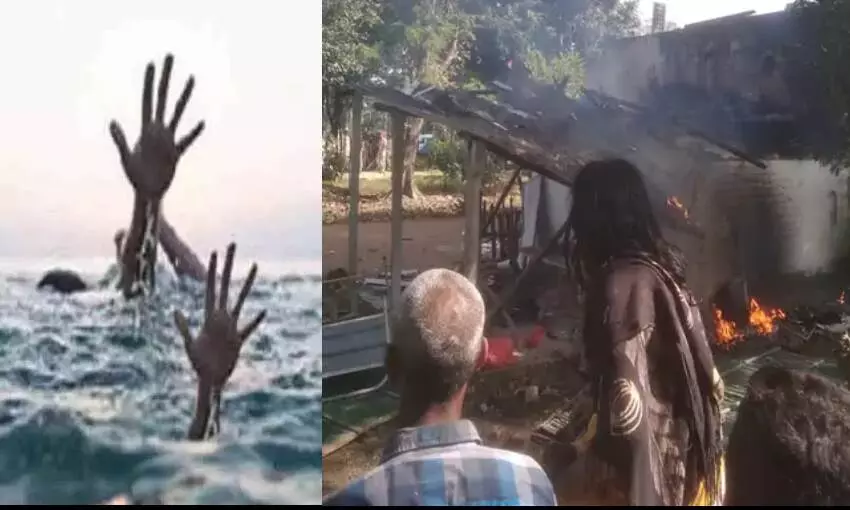 डूबने से युवक की मौत के बाद बेकाबू भीड़ ने दो गाड़ियों को किया आग के हवाले डूबने से युवक की मौत के बाद बेकाबू भीड़ ने दो गाड़ियों को किया आग के हवाले