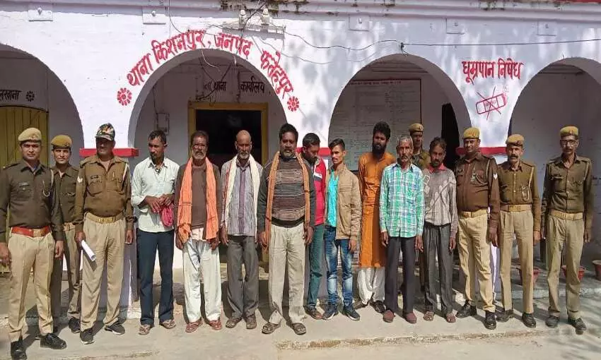 सामाजिक सौहार्द बिगाड़ने पर नौ उपद्रवी गिरफ्तार सामाजिक सौहार्द बिगाड़ने पर नौ उपद्रवी गिरफ्तार