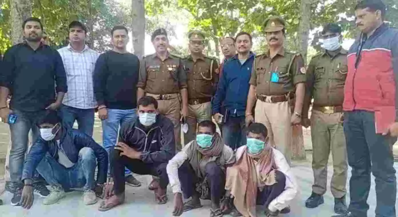 मुजफ्फरनगर : खतौली पुलिस ने 24 घंटे में किया लूट का खुलासा, 4 शातिर लुटेरे गिरफ्तार